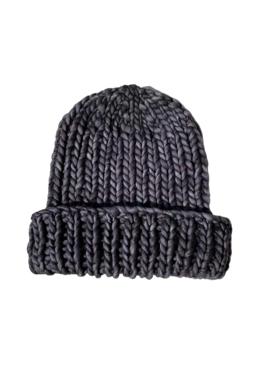 HAND KNITTED MERINO WOOL BEANIE / LAVENDER HAZE