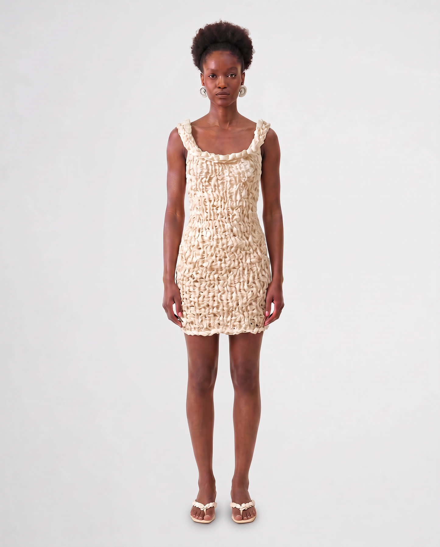 AYU MINI DRESS / IVORY