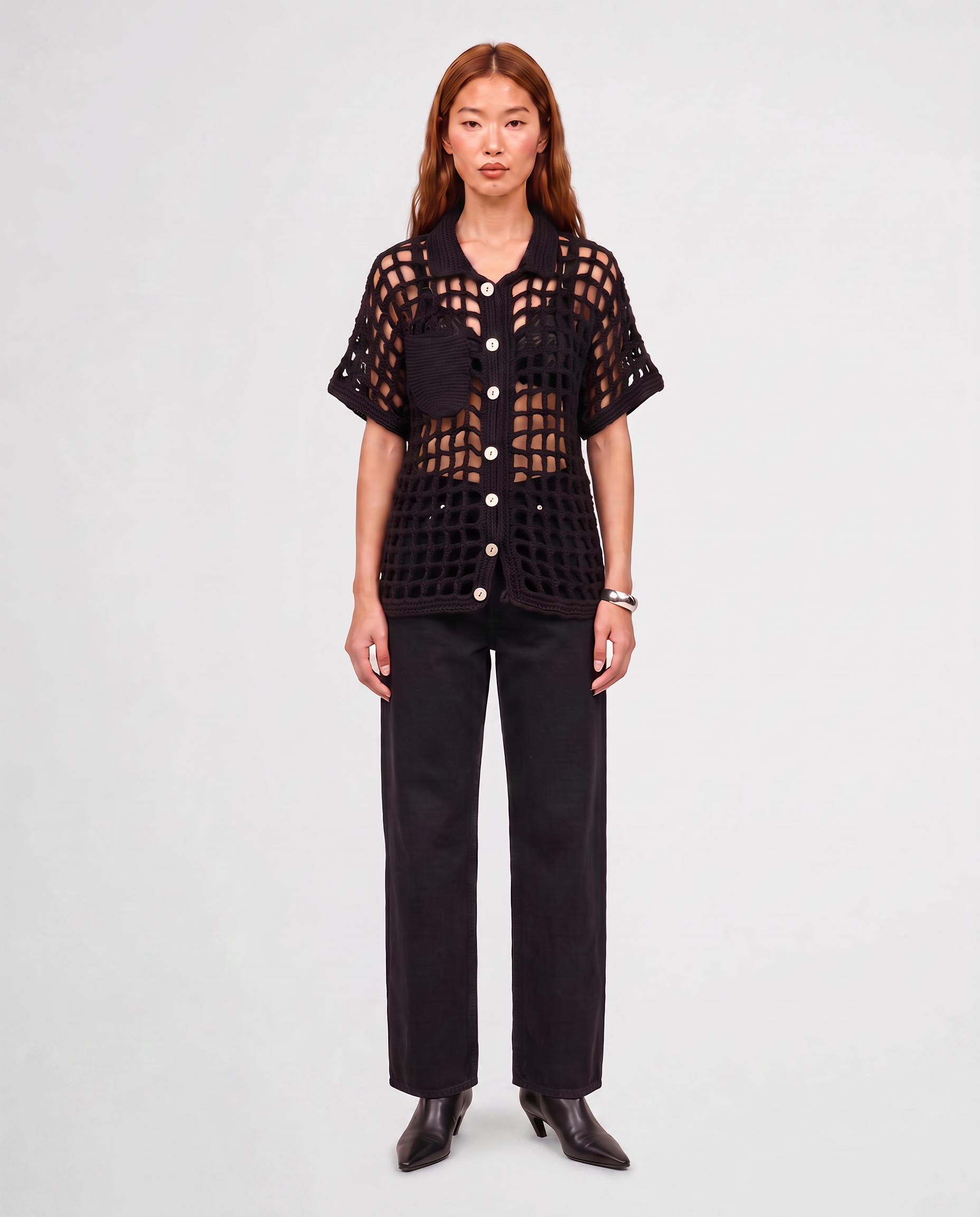 SESSA SHIRT / BLACK – Nia Thomas