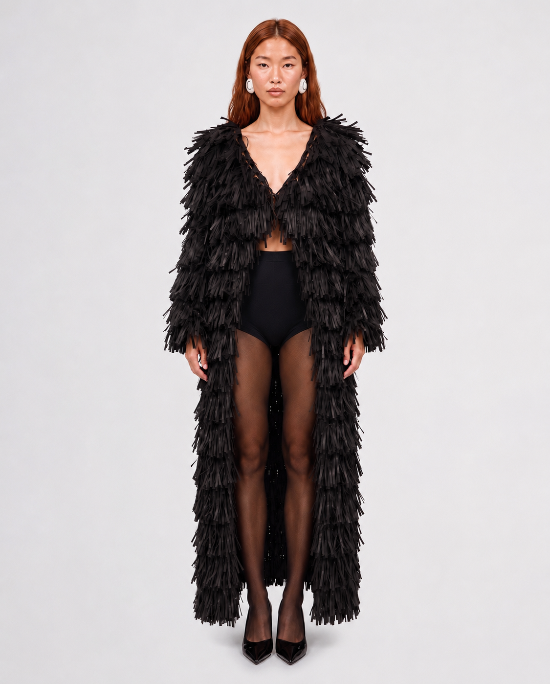 RAVEN RAFFIA COAT