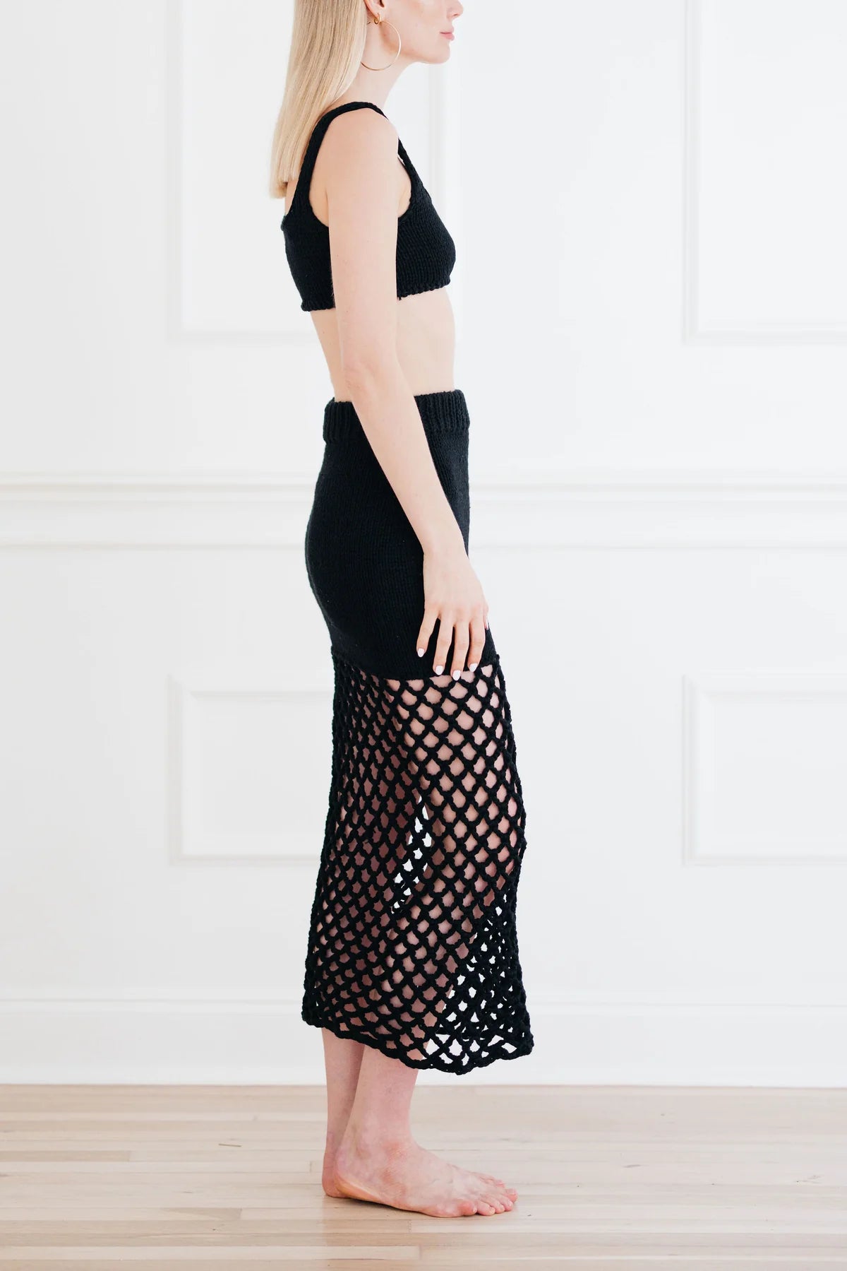 DUDA SKIRT / BLACK