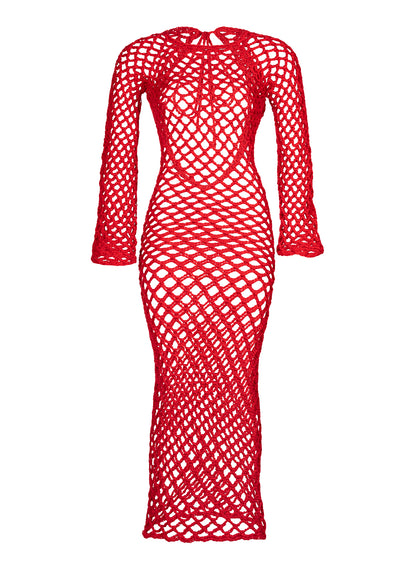 HIGH PRIESTESS DRESS / RED