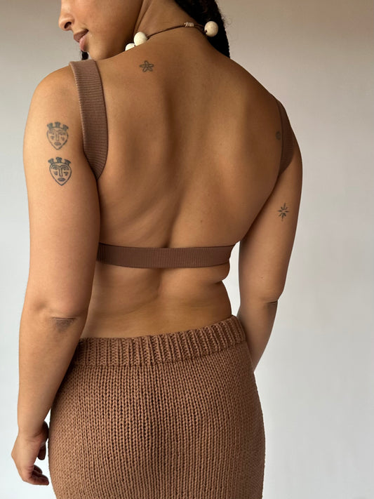 MISTY BRALETTE - MOCHA (XS, M)