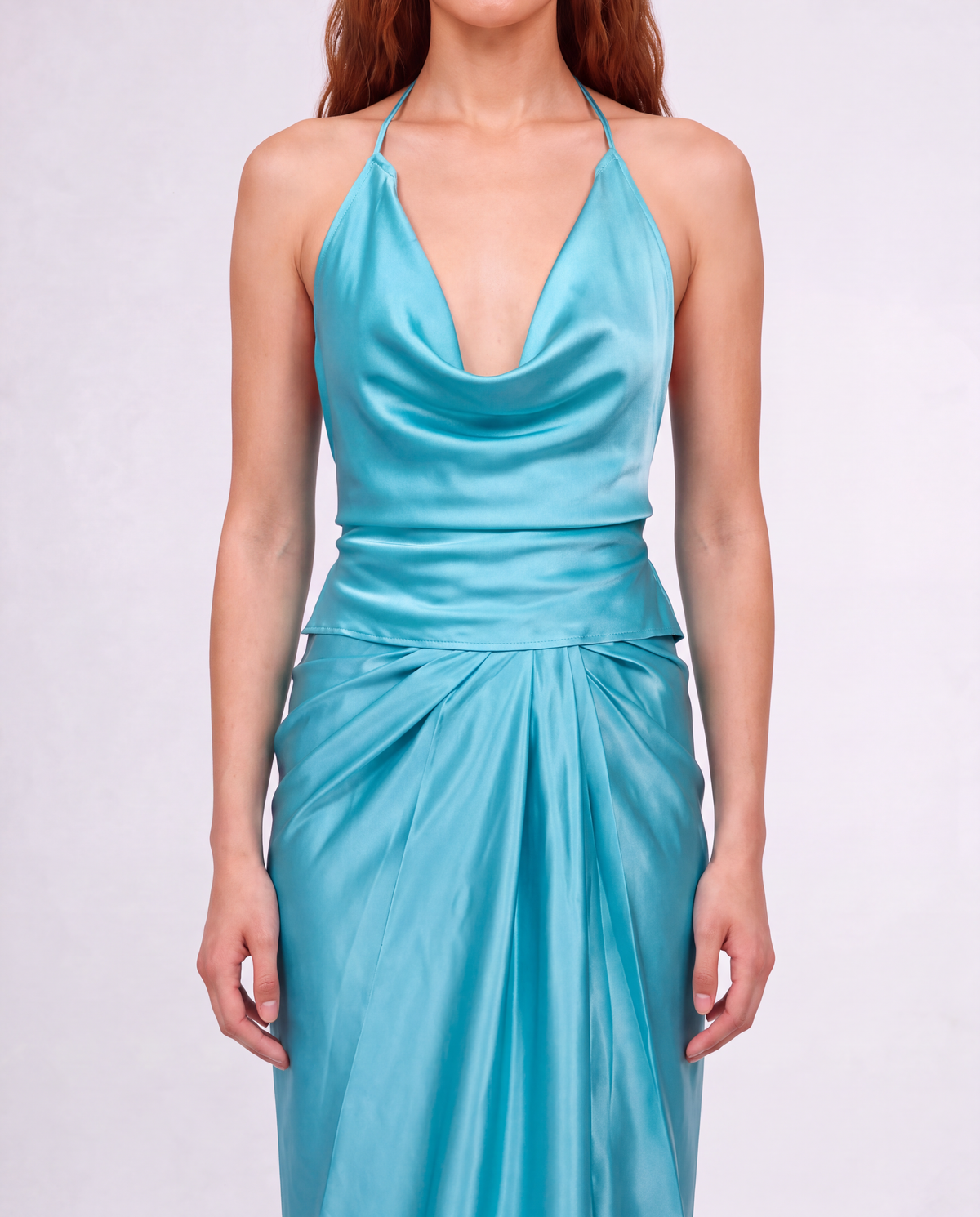 HALTER TOP / CARIBBEAN BLUE