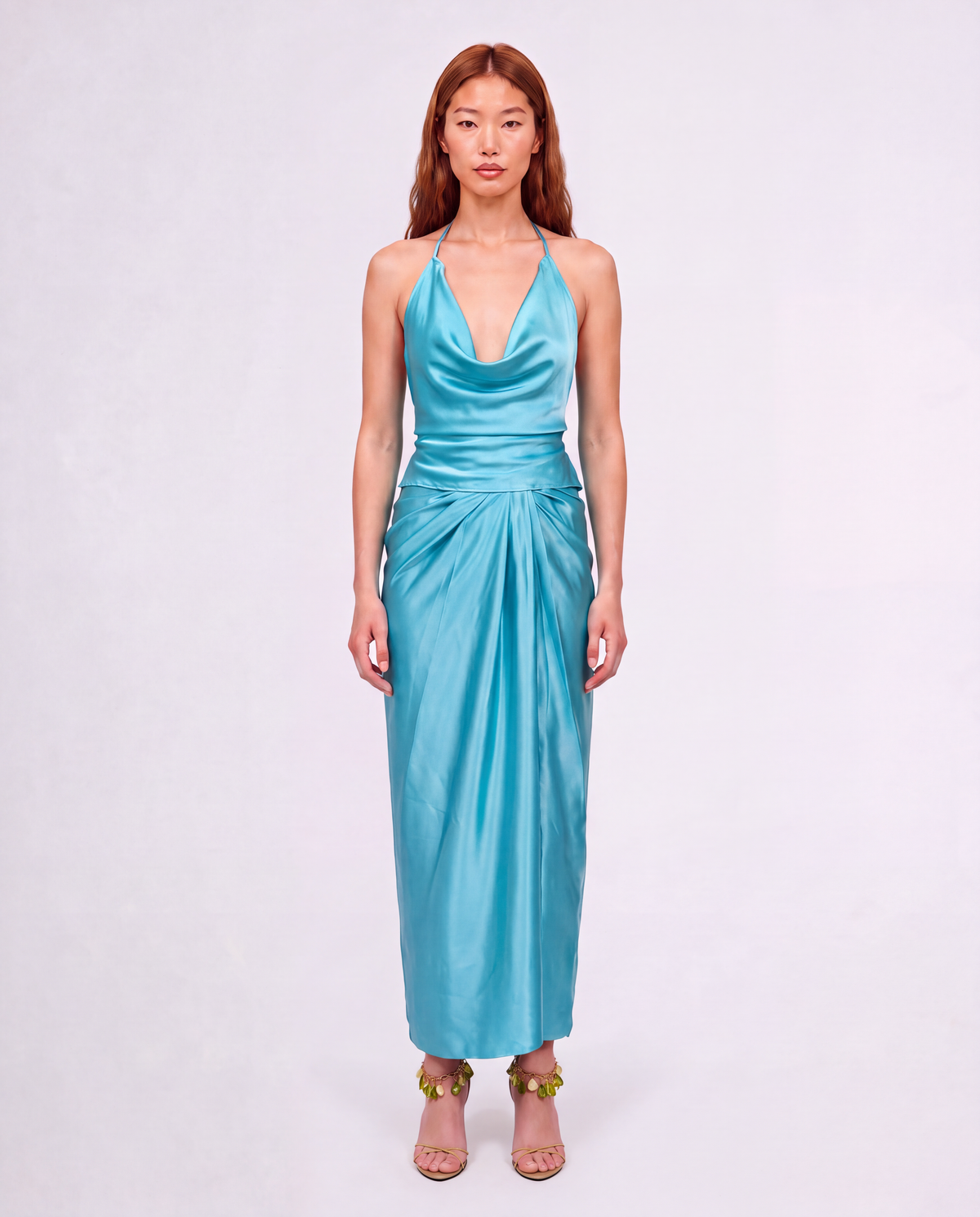 HALTER TOP / CARIBBEAN BLUE