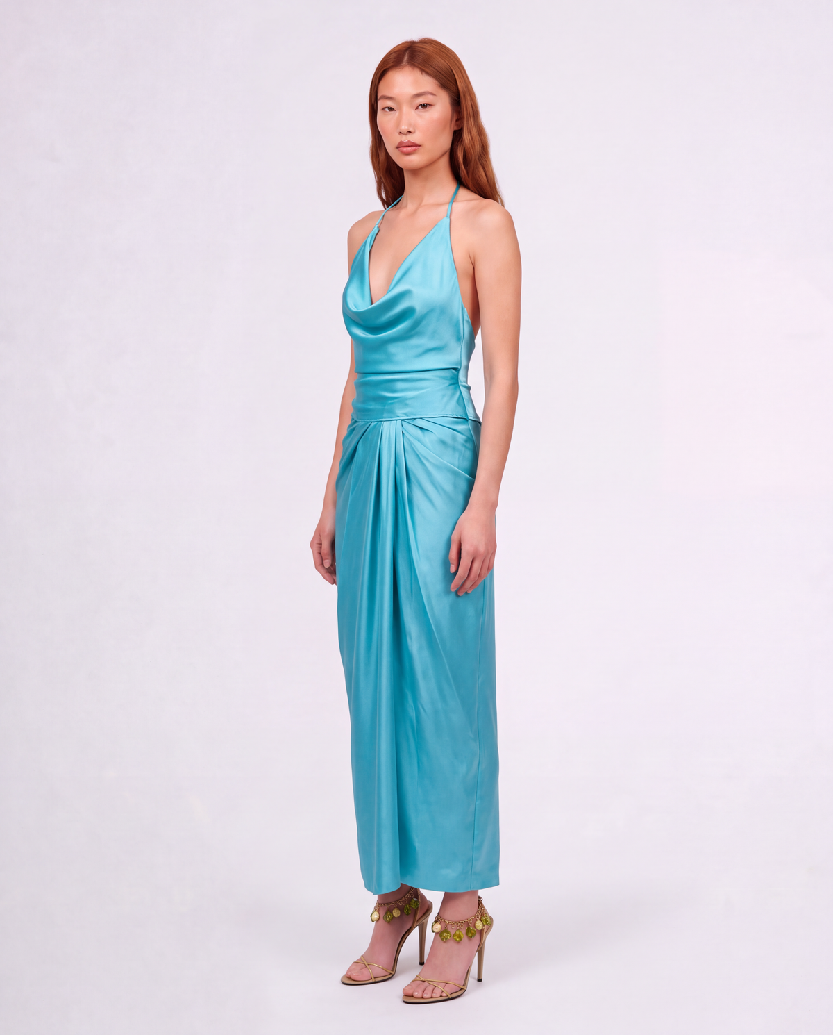HALTER TOP / CARIBBEAN BLUE
