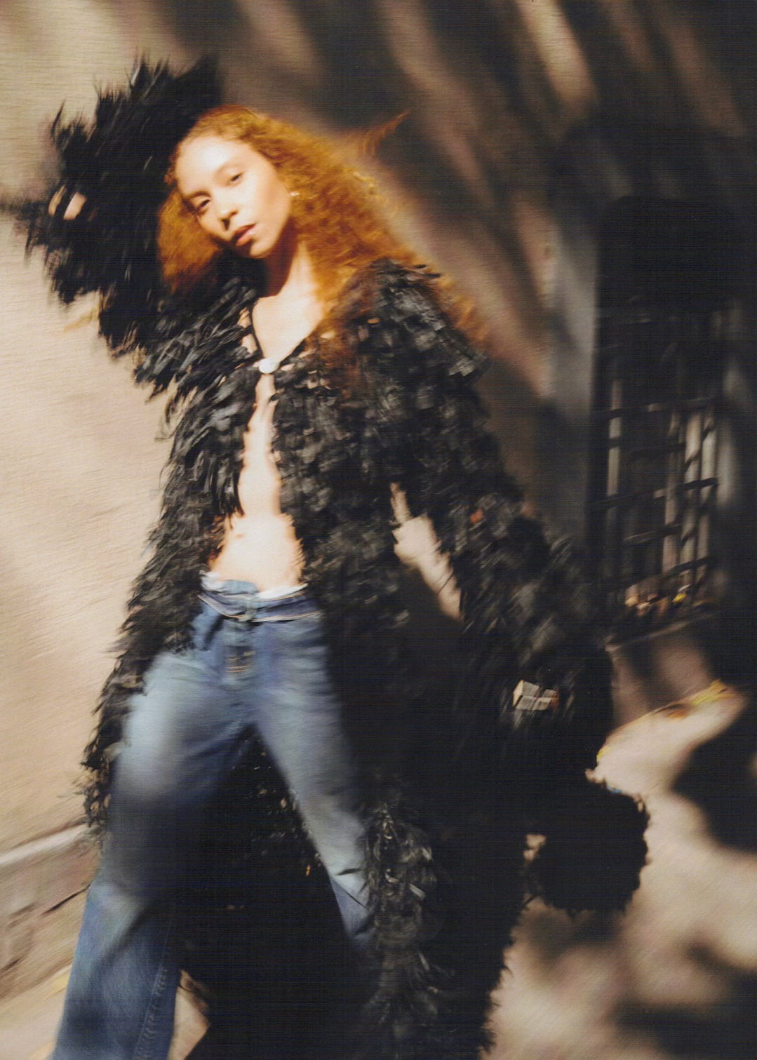 RAVEN RAFFIA COAT