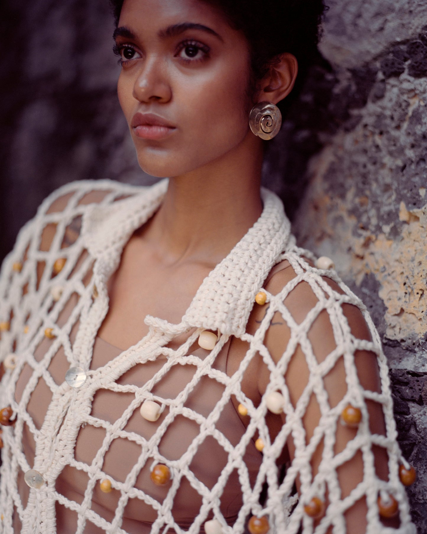 SESSA BEADED SHIRT