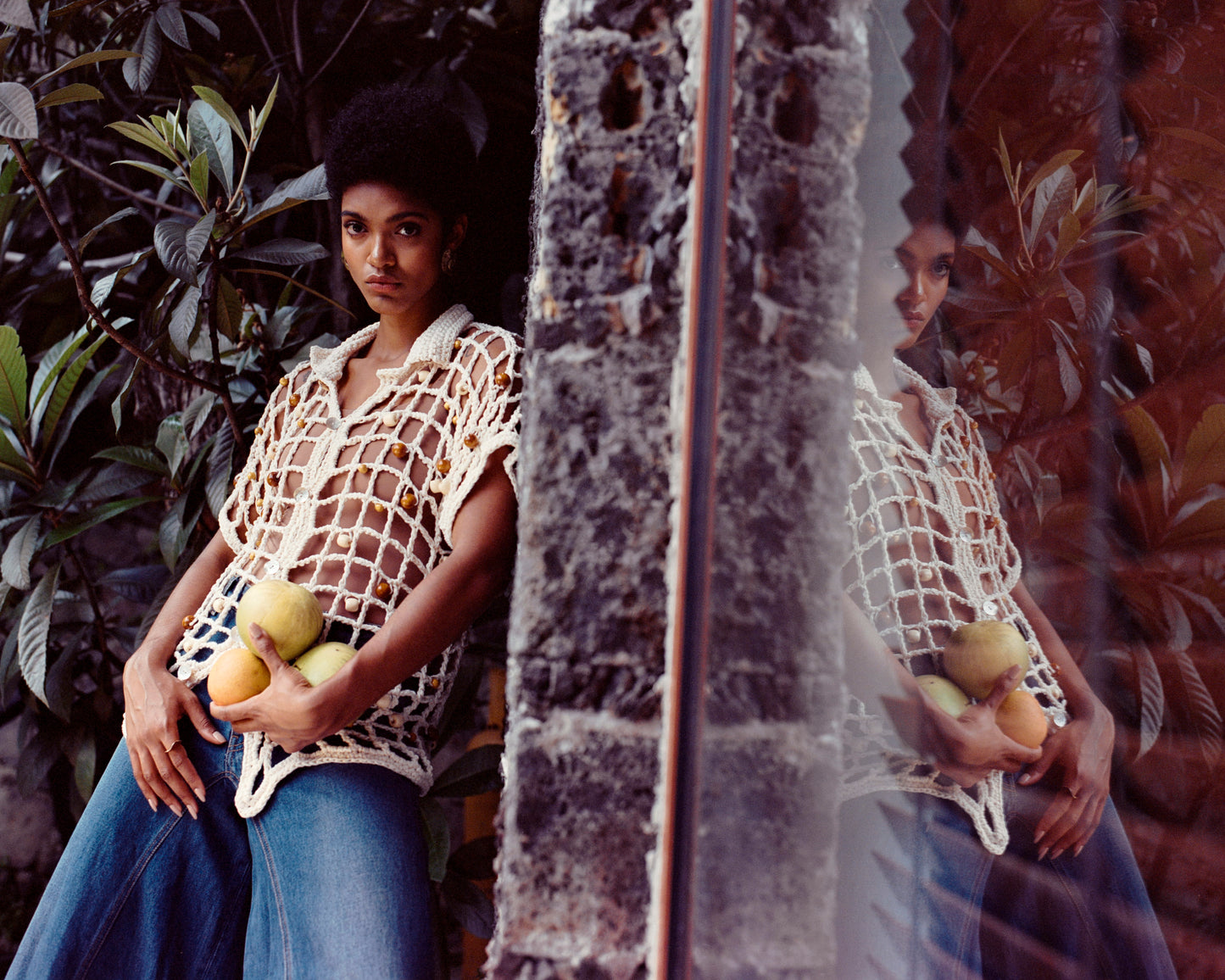 SESSA BEADED SHIRT
