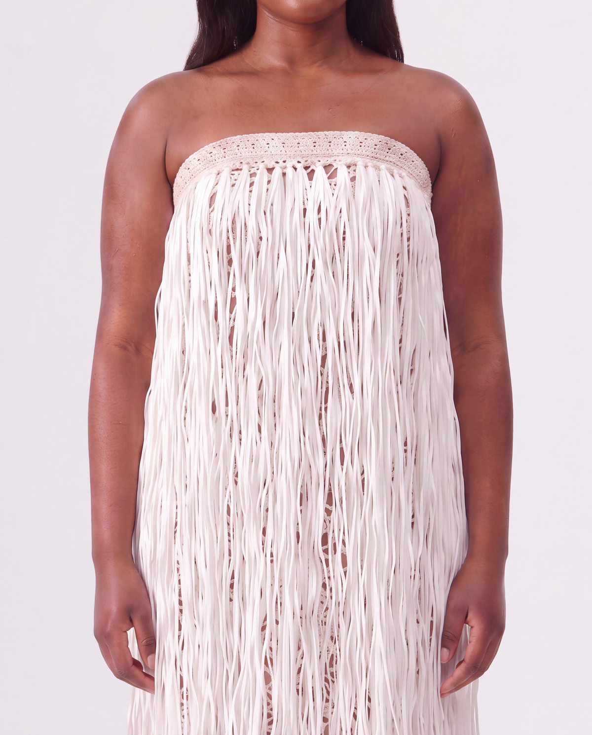 RAFFIA GOWN / IVORY