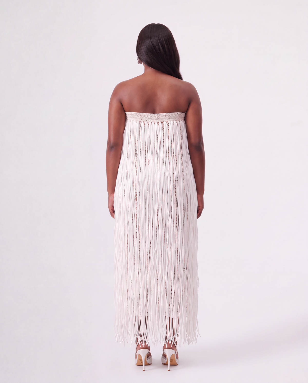 RAFFIA GOWN / IVORY