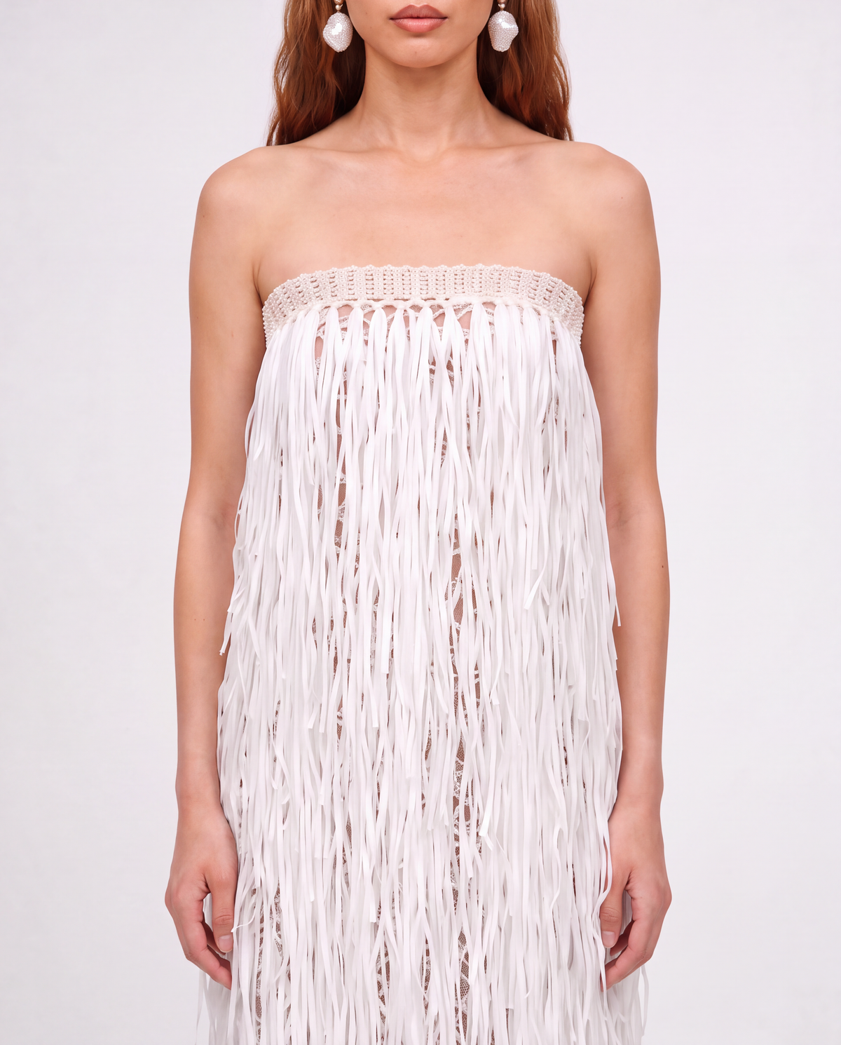 RAFFIA GOWN / IVORY